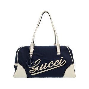 GUCCI Logo Boston Bag Shoulder